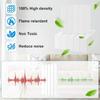 Set of 12 Soundproof Foam Self Adhesive Wall Panel Polyester Acoustic Materials Soundproof Foam Panels Polyester Texture