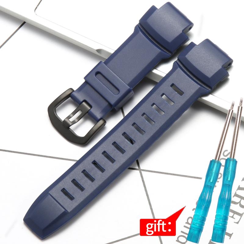 Příslušenství k hodinkám Pro Casio Protrek PRG 260 500 510 250 PRW-3500 2500 5100 Pánský Řemínek Náramek Voděodolný Pryskyřice Guma Řemínek k hodinkám