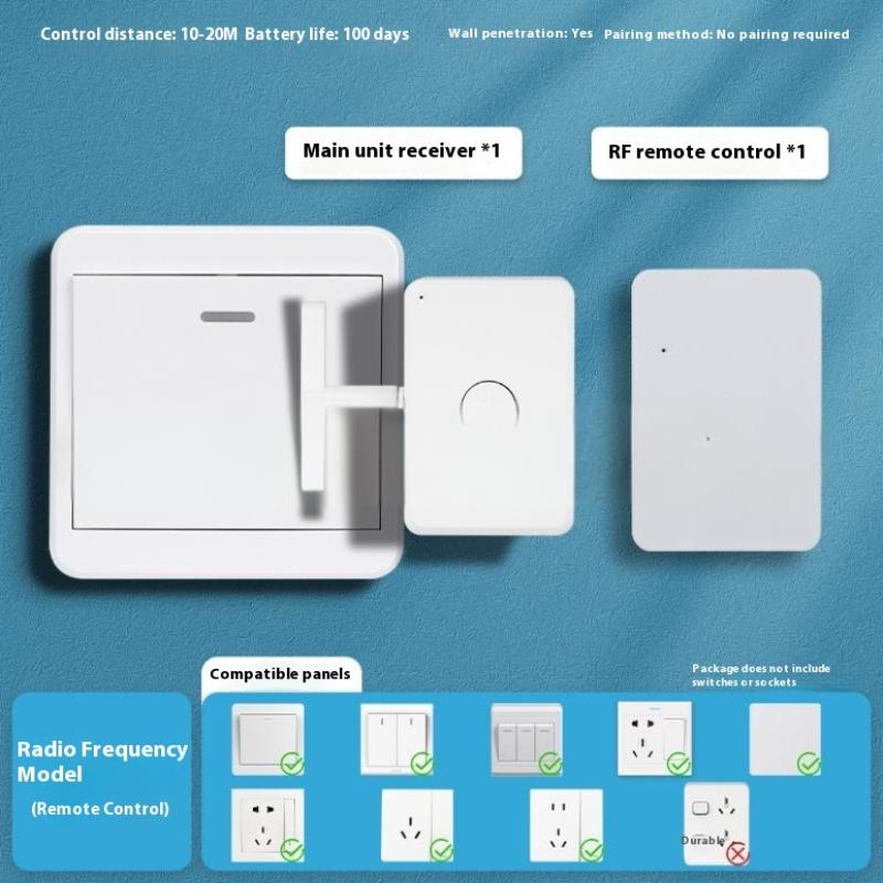 

Wireless Control Light Switch Off Tool Automatic Button Pusher Intelligent Usb Rechargeable Lazy Remote Control Switch