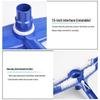 Dual-Color Swimming Pool Vacuum Head with 15m Hose