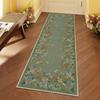 Black Floral Butterfly Area Rug with Pink Yellow Red Flowers Non-Slip Rectangular Carpet for Living Room Decor Soft Floor Mat