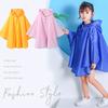 For Children and Kids Kindergarten Boys and Girls Children Cape-Style Raincoat Thin Fashion Cape Outwear Non-Disposable Poncho