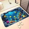 Ocean Life Animal Floor Mat - Creative Marine Design Area Rug - Indoor Outdoor Home Decor Bedroom Living Room Entrance Rug