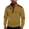 Shirt Button Pocket Men's Sports  Shirt V-neck Casual Top
