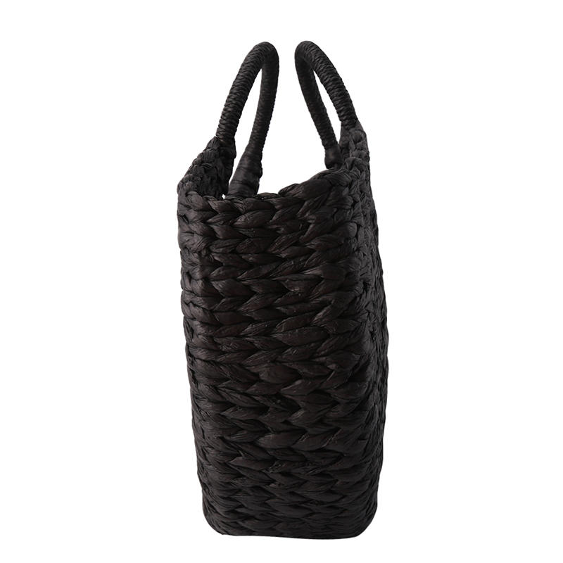 Women'S Wicker Handbag Semicircle Bags Totes Beach Straw Woven Rattan Bag Retro Rattan Bag Handknitting