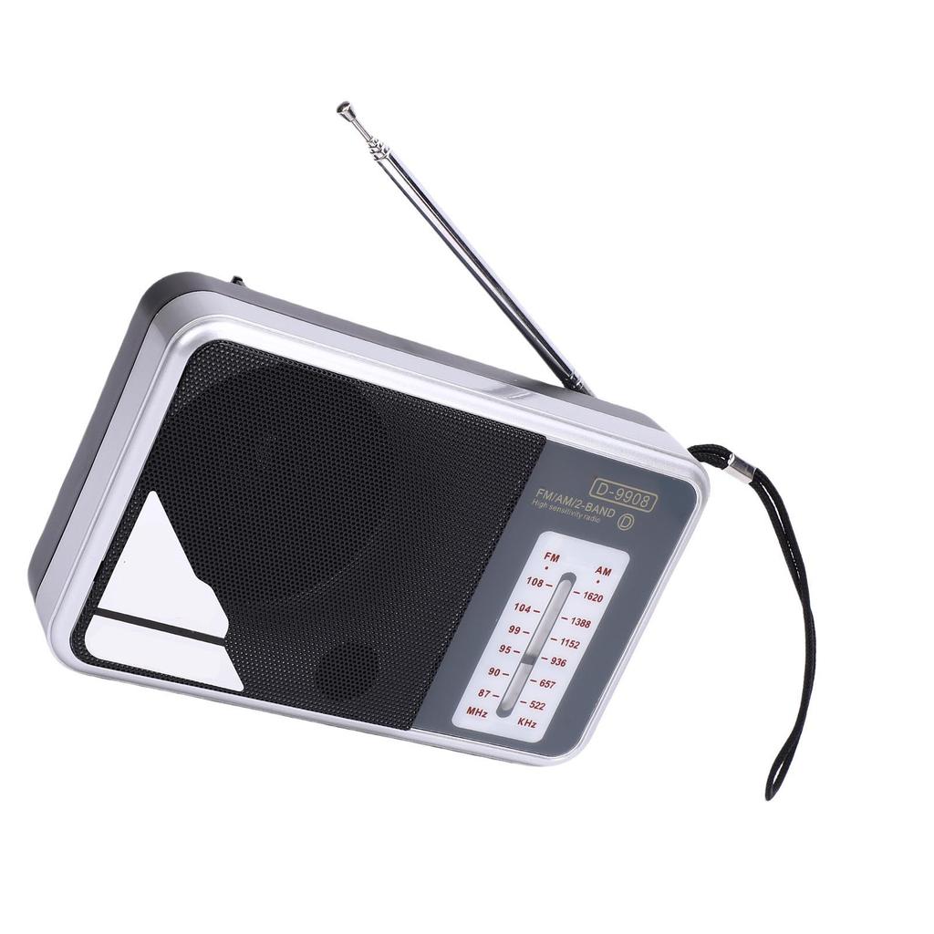 Portable AM FM Radio Battery Operated USB Powered Seniors Radio with Semiconductor for Indoor Outdoor Travel