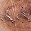 Fishing Tackle Accessories Treble Hook Set High Carbon Steel Round Bend Hook Professional Barbed Fishing Hook for Lures