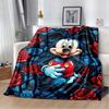 Die Mickey Maus Cartoon-Decke ist flauschig und weich, geeignet für Kinder und Erwachsene und perfekt für Zuhause, Reisen, Camping an