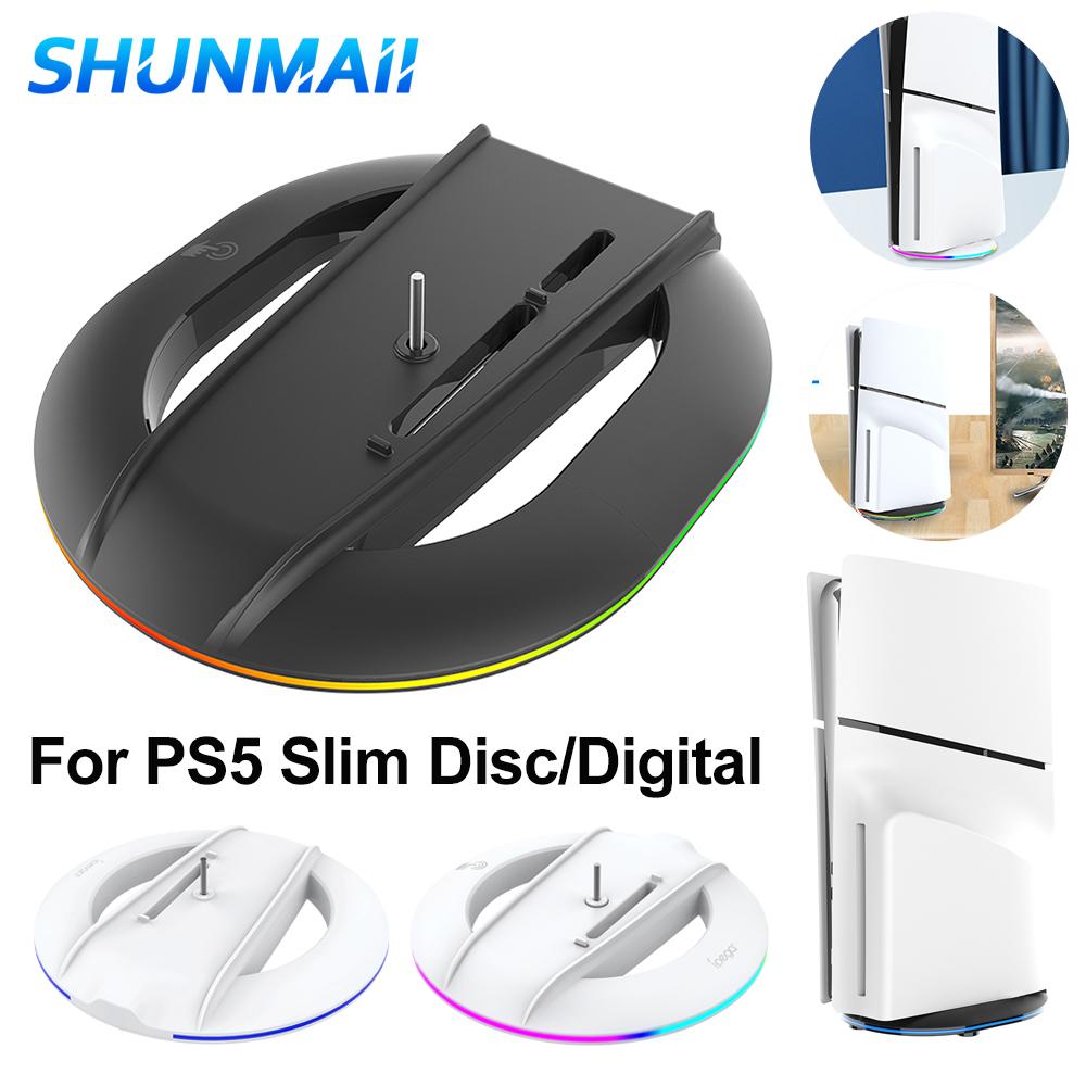 Stojak Pionowy Podstawa Antypoślizgowa Zamiennik Stojaka dla Konsoli PS5 Slim Wersja Dyskowa i Cyfrowa dla Konsoli Playstation 5 Slim