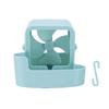 Hanging Ice Cooling Box for Electric Fan Hanging Ice Box On Fan for Summer Instant Cooling with 4 Ice Cups Green