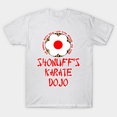 T-Shirt Damen Shonuff Karate Dojo Harajuku Print Kawaii T-Shirt Sommer Kurzarm Damen T-Shirt Top Tee