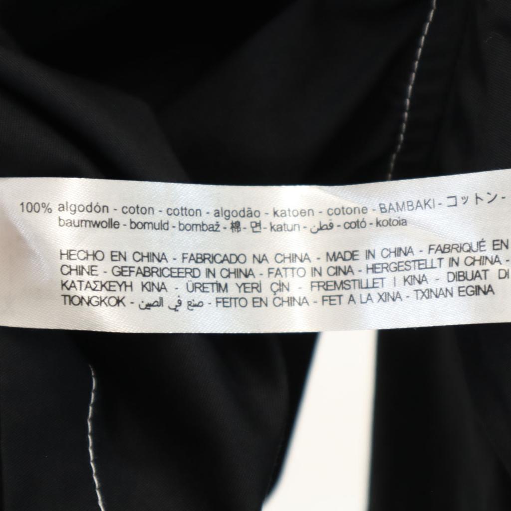 Unused ZARA Short Sleeve Oversize Shirt XS-S Black Women Used