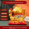 Ceramic Lucky Cat Figurine with Waving Hand – Customizable Gold Shop Gift for 2026 Opening Ceremony
