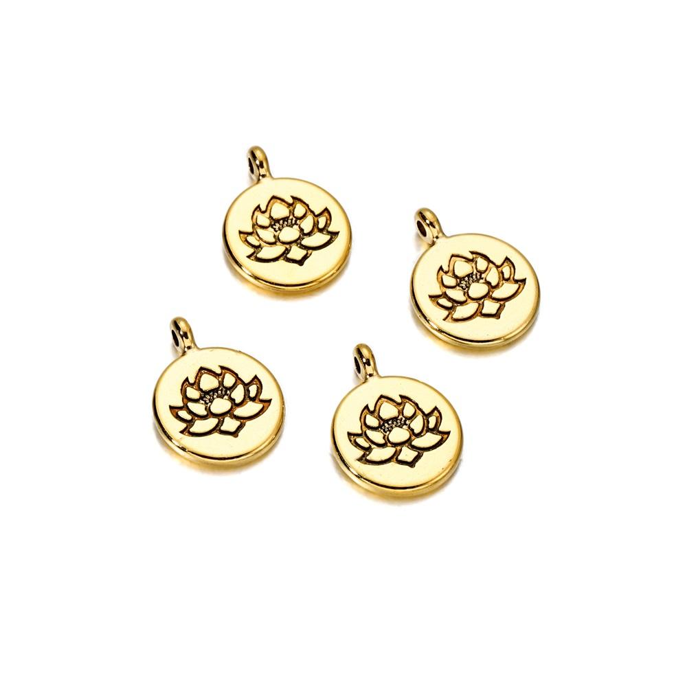 10pcs/lot Antique Chakra Charm Yoga OM Buddha Lotus Charm Pendants For Diy Jewelry Making Findings Bracelet Accessorie