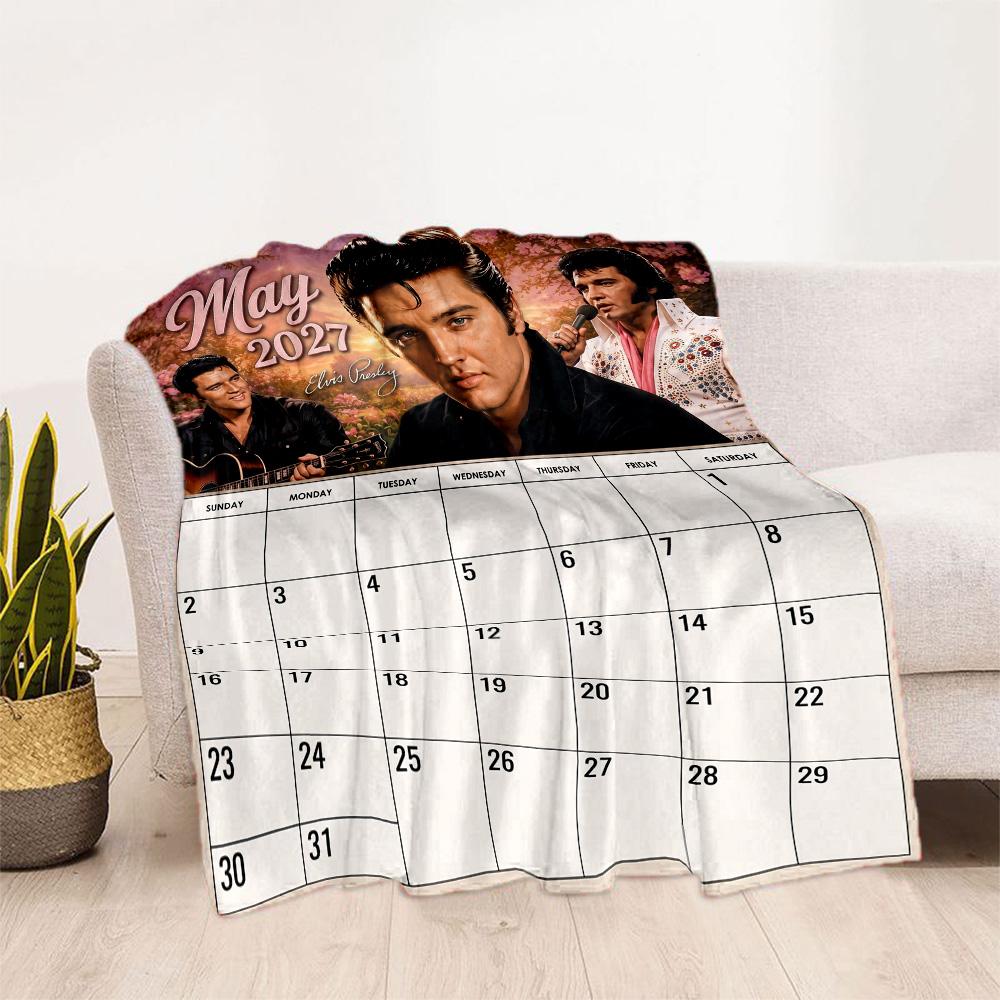 Love Tender: Elvis Presley's Legacy Blanket Durable Comfort Great for Office Chair Couch Livingroom All-Season Use Modern Style