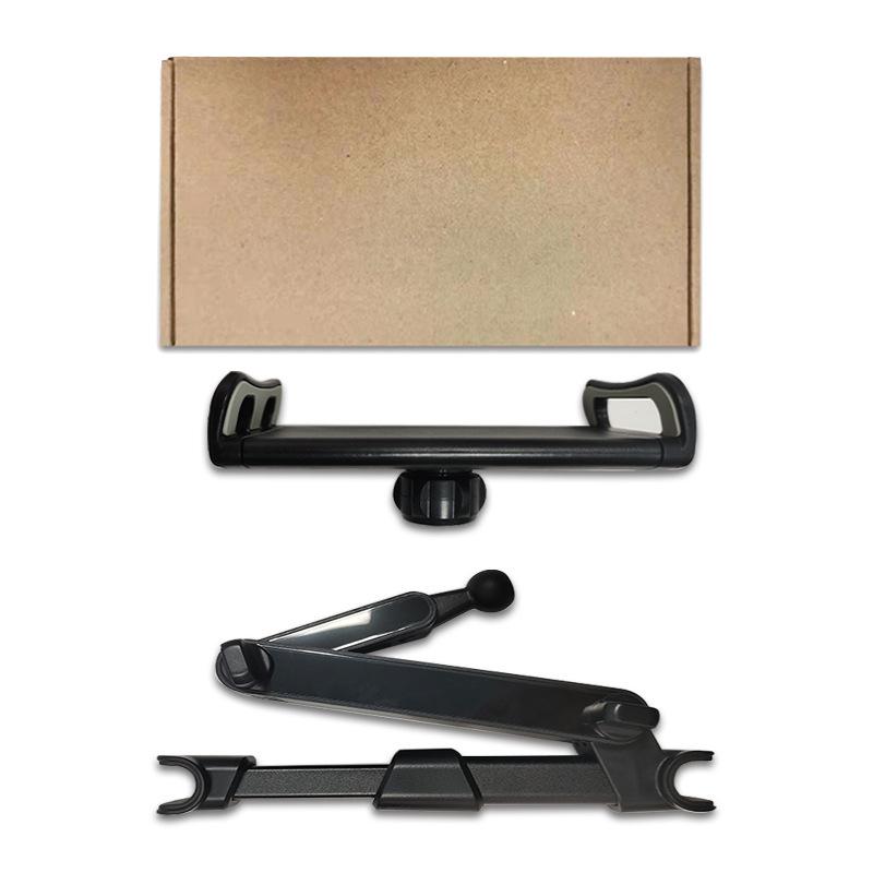 Car Headrest Phone & Tablet Holder - Adjustable Rear Seat Mount.
