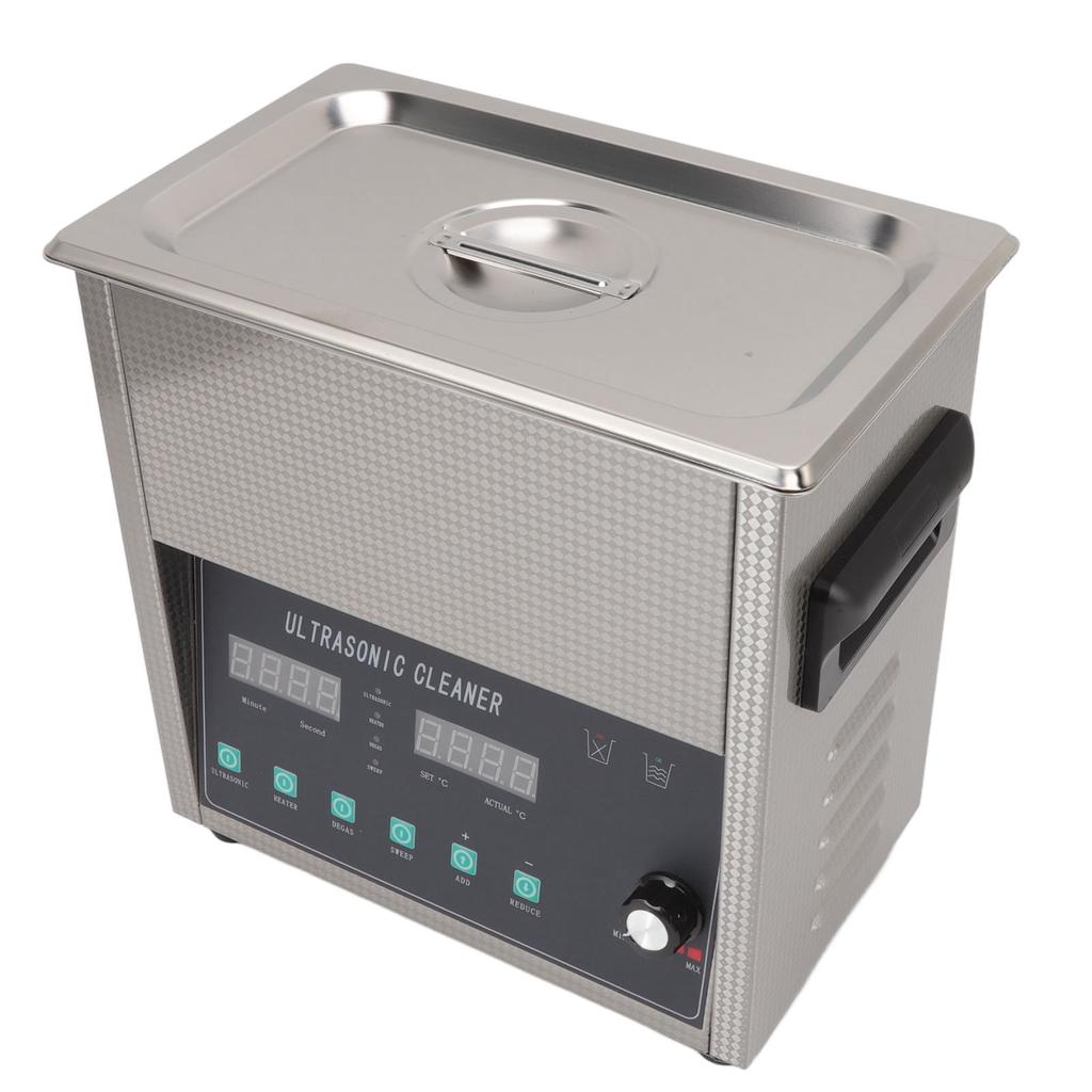 Ultrasonic Cleaning Machine 3L Adjustable Power Heatable Stainless Steel Ultrasonic Cleaning Machine for Jewelry