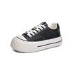 The First Layer of Cowhide White Shoes Women's 2025 Spring New Thick-soled Heightening Board Shoes Women's Versatile Casual Shoes Big Head Women's