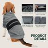 Kuoser Dog Sweatshirt, Winter Fall Warm Dog Sweater for Small Medium Sized Dogs Girl Boy, Cold Weather Pet Sweatshirts with Pocket Soft Doggie
