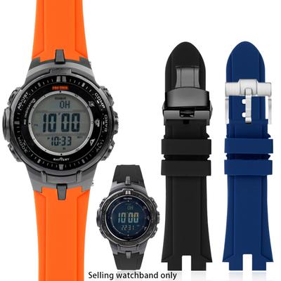 רצועת שעון סיליקון מותאמת עבור קסיו PROTREK PRW-3100 PRW-6000 6100 PRW-3000 PRG-300 PRG-330 רצועת גברים רכה צמיד