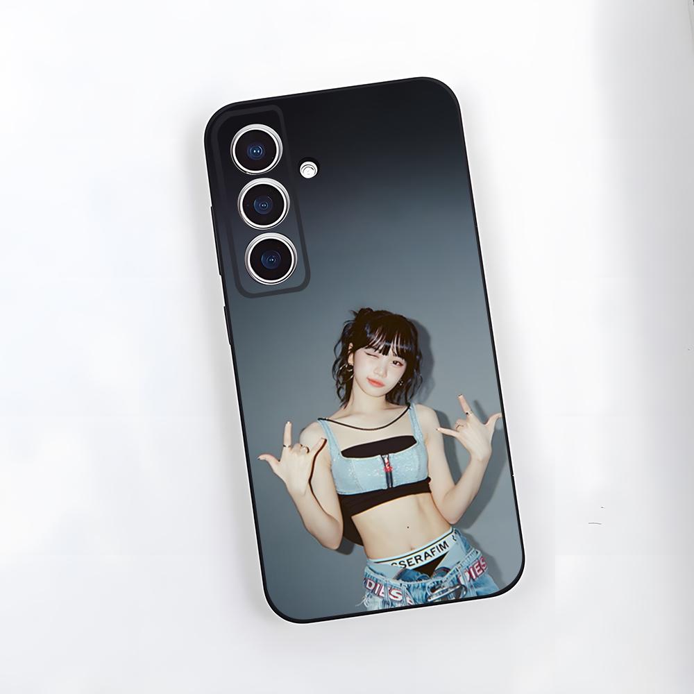 Singer Kim C- Chaewon Phone Case For Samsung S26 S25 Plus S20 S20 Plus S22 Ultra S23 FE S21 Plus S21 Ultra Soft Cover