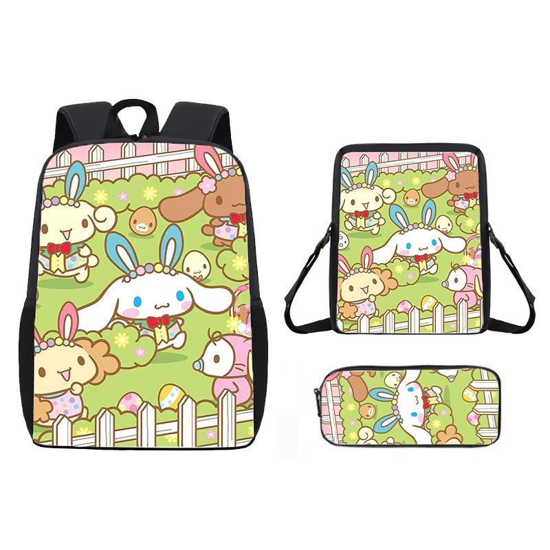 Big-Eared Dog Yugui Dog Cinnamoroll Student Schoolbag Cartoon Print Children'S Backpack