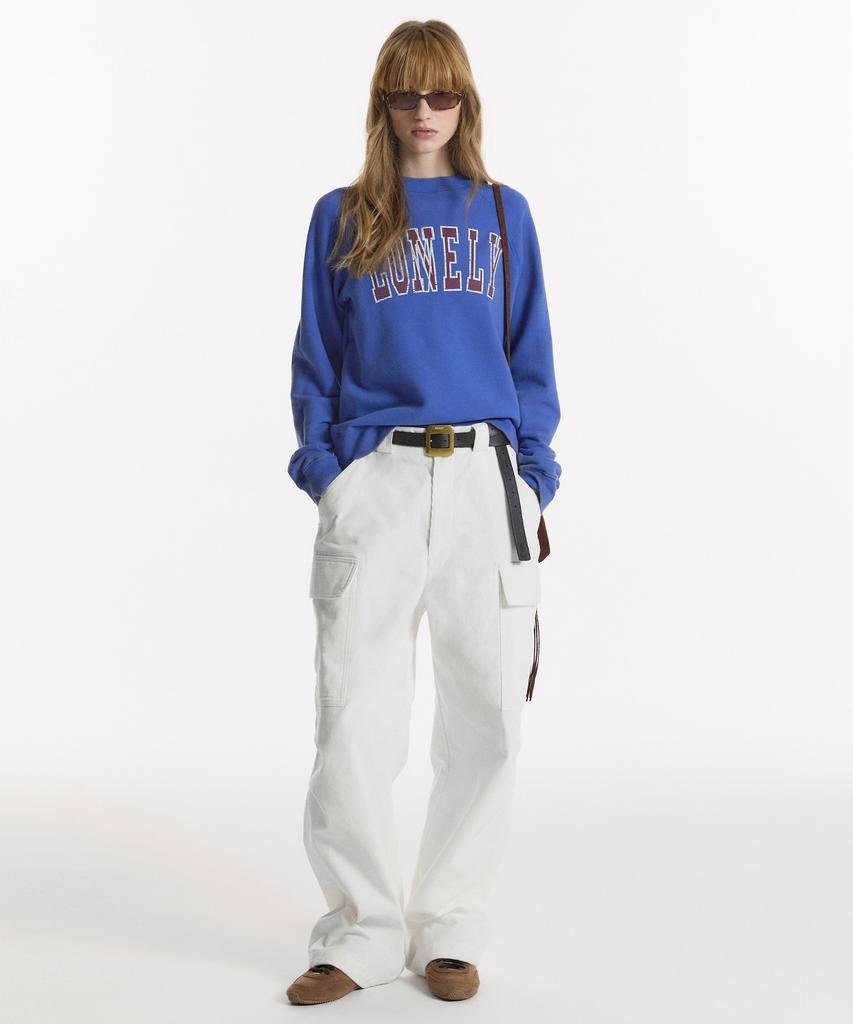 NOHANT Corduroy Cargo Pants White