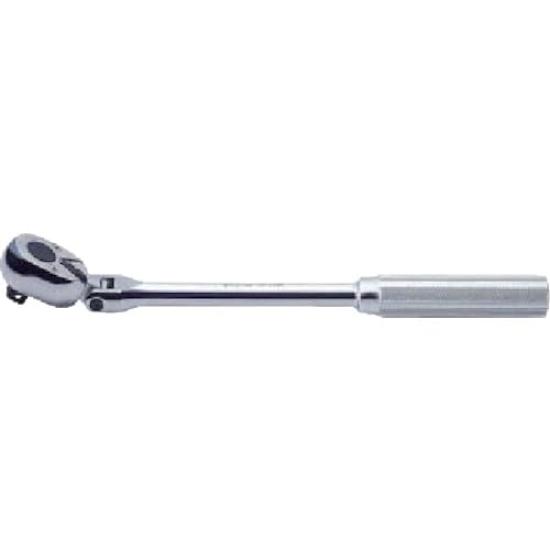 

Yamashita Industrial Research Institute Koken Swing Ratchet Handle Overall Length 3774NB 3/8 (9.5mm) SQ. Push-Button (Knurled Grip), 265mm,