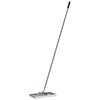 Garden Leveling Rake Silver 45 X 25 X 200 Cm Stainless Steel