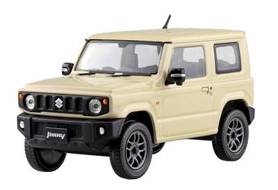 Aoshima Bunka Kyozai The Snap Kit Series Suzuki Jimny Chiffon Ivory Metallic Plastic Model Kit (AOSHIMA) 1/32 Pre-Colored 08-D