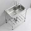 Stainless Steel Utility Sink with Stand