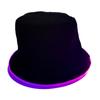 LED Foldable Fisherman Hat Light Up Breathable Unisex Headwear For Hiking Vacations Daily Use