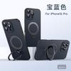 Apple 11 Mobile Phone Case Cowhide iPhone11promax Men's Solid Color Magnetic All-inclusive 11pro Bracket Leather Case