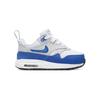 Nike Air Max 1 EasyOn TD Toddler Shoes White Royal Blue DZ3309-104