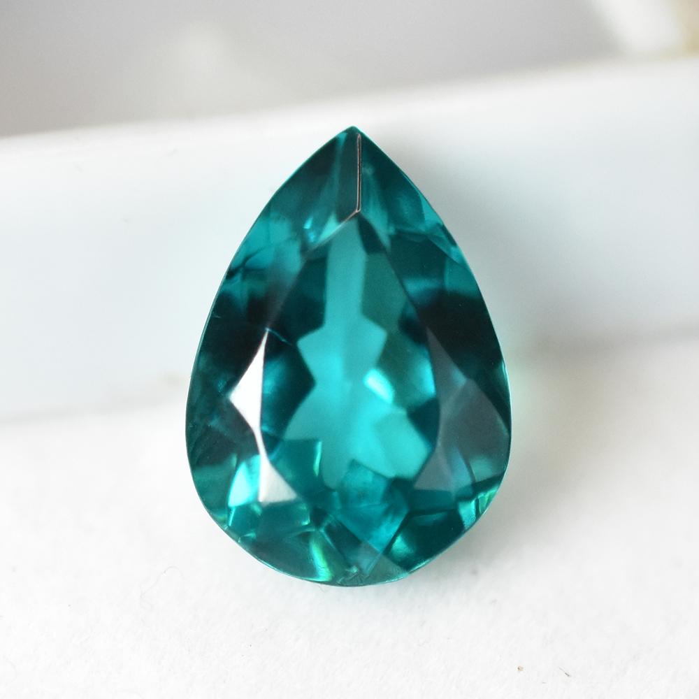 7.50 Ct Pear Cut Flawless NATURAL Green Tourmaline Loose Gemstone