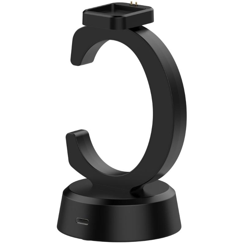 Reisefreundliches Uhrenladegerät Universelle Desktop-Ladestation in C-Form für Watch 5 Active Smartwatch