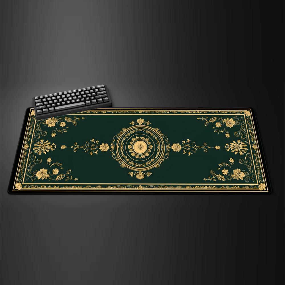 Persian Style Mouse Pad Xl Large Pc Gaming Machine Rubber NonSlip Lock Edge Gaming Speed Keyboard Pad Office Expansion Desk Pad