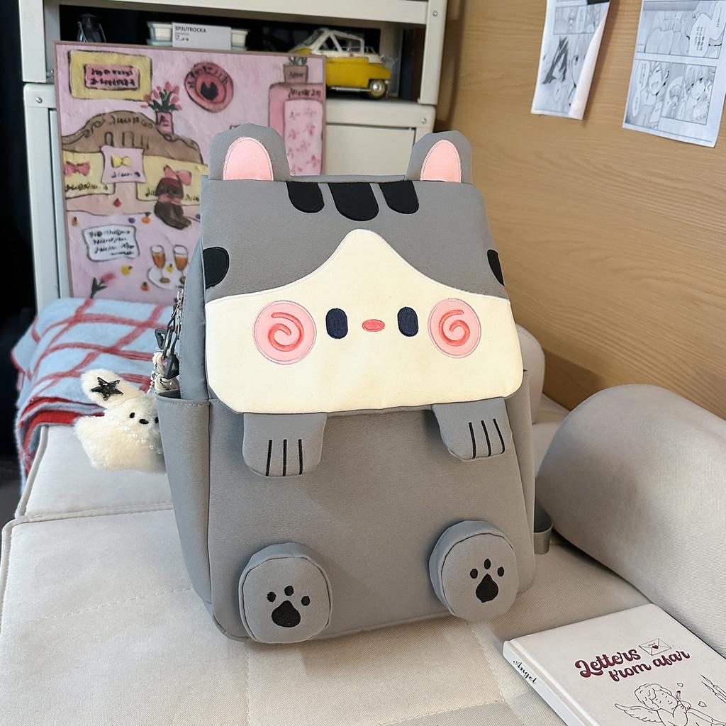 Zaino giapponese carino casual versione coreana grande capacità versatile ins zaino per studente universitario zaino borsa per computer super carino