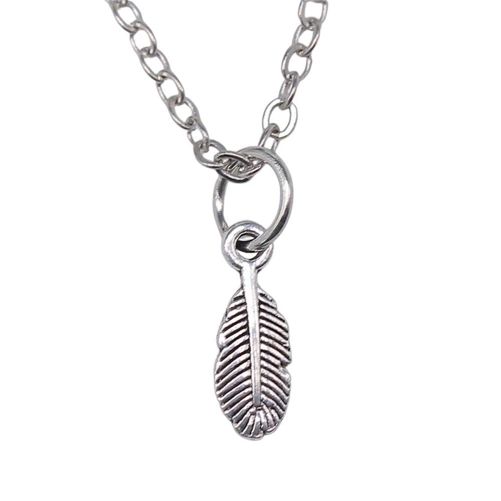 Ornate Angel With Heart Pendant Necklace Spiritual Faith Jewelry 40cm Short Chain