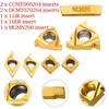 7Pcs Carbide Insert CCMT060204, 11IR, 16ER, MGMN200, DCMT070204 for 12mm Bar