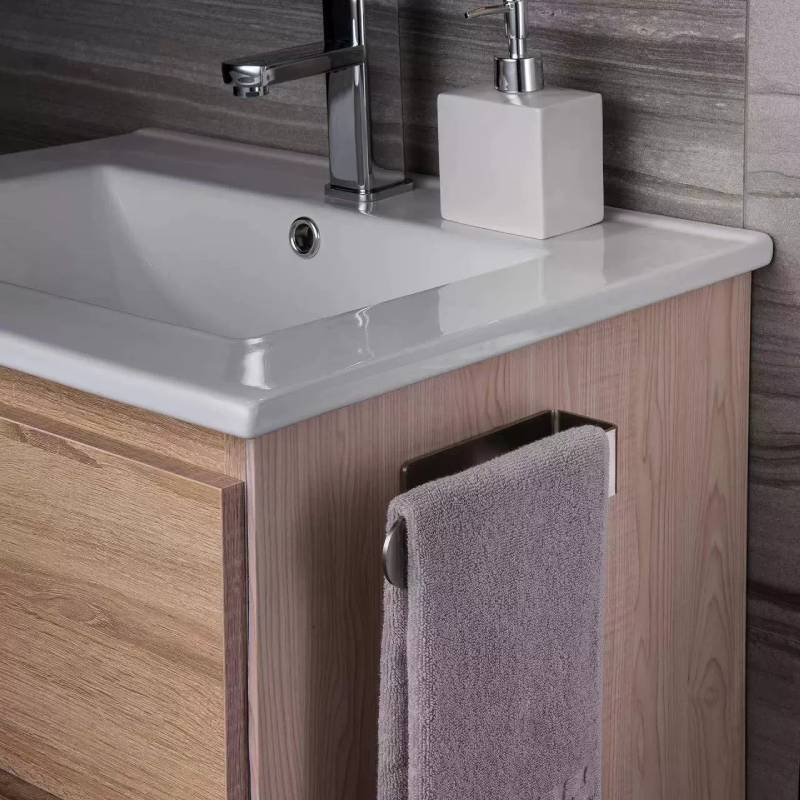 Modern Black Stainless Steel Towel Bar Wall Mount For Bathroom And Kitchen Use