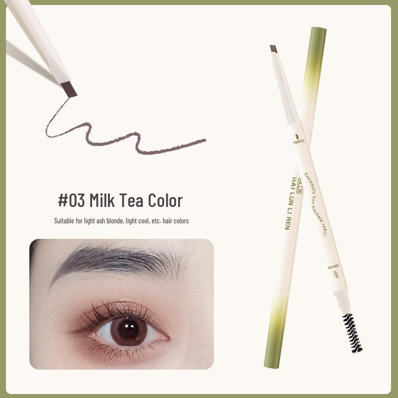 Helen Liren Doppelseitiger Augenbrauenstift: Wasserfest, Wischfest, Schweißfest, Langanhaltende Farbe.