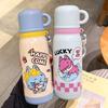 316 Stainless Steel Thermos Cup Cartoon Bouncing Cup Student Portable Cute Rope Water Cup