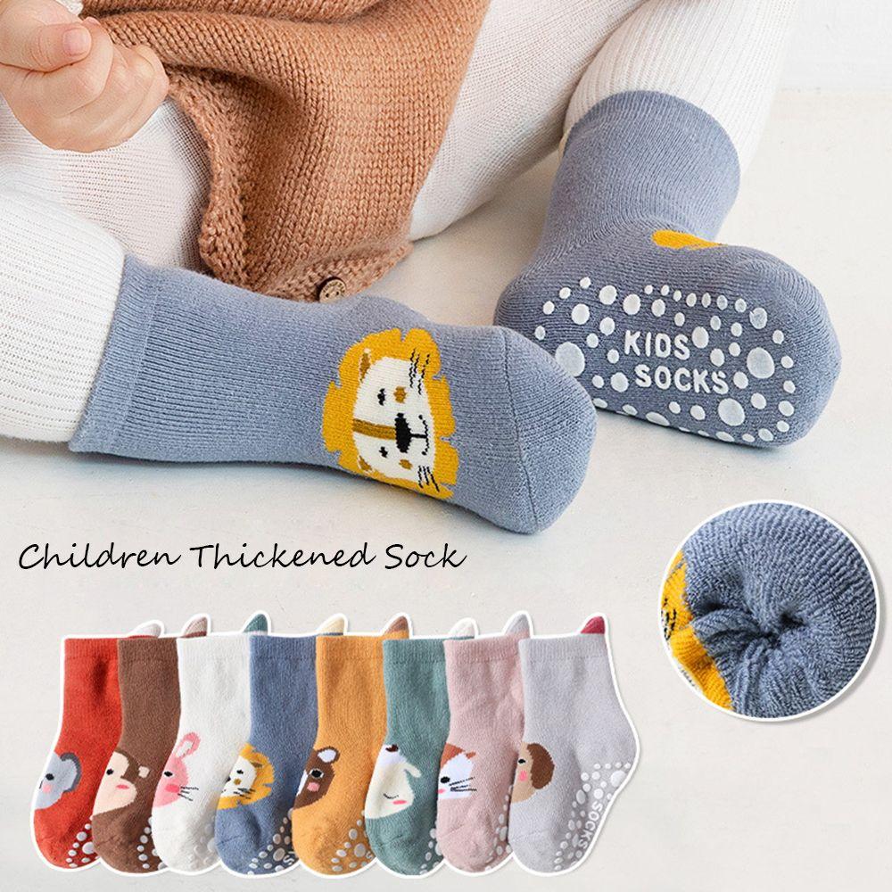 Cotton Cartoon Thickened Newborn Cotton Sock Autumn Winter Socks Children's Floor Socks Baby Socks