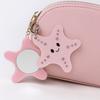 Whale Mirror Pendant Keyring Animals Bag Pendant Lovely Acrylic Keychain  Bag Accessory