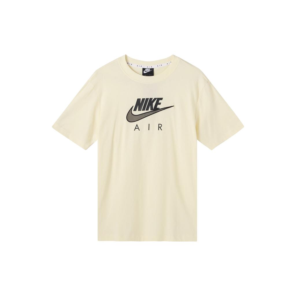 Nike Letter Logo Print American Vintage Casual Crew Neck Short Sleeve T-Shirt Women Tops White DN4862-113
