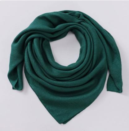 Women's Color Cotton Linen Scarf Headwrap with Soft Fabric for Everyday Use - Green