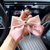 Camellia Bow & Pearl Keychain Pendant for Bags