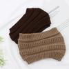 Wide Turban Headwraps Hair Accessories Ear Warmer Ponytail Beanie Hat Knitting Headband Hair Band