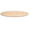 VidaXL Table Top 90x45x2.5 Cm Solid Pine Wood Oval 824325
